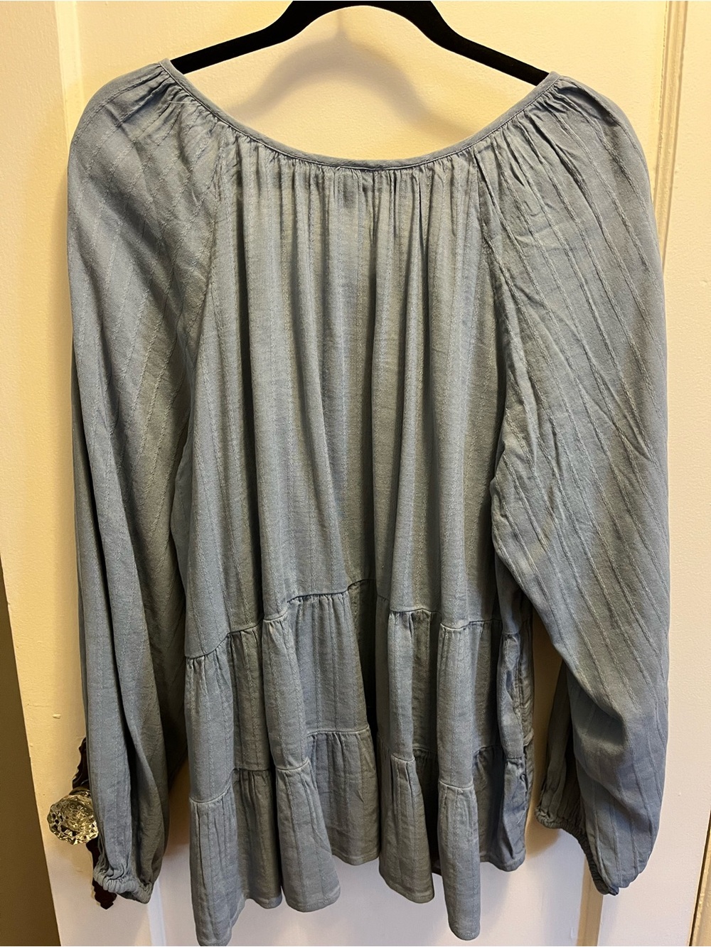 Torrid Tiered Button Babydoll Top - Picture 9 of 10